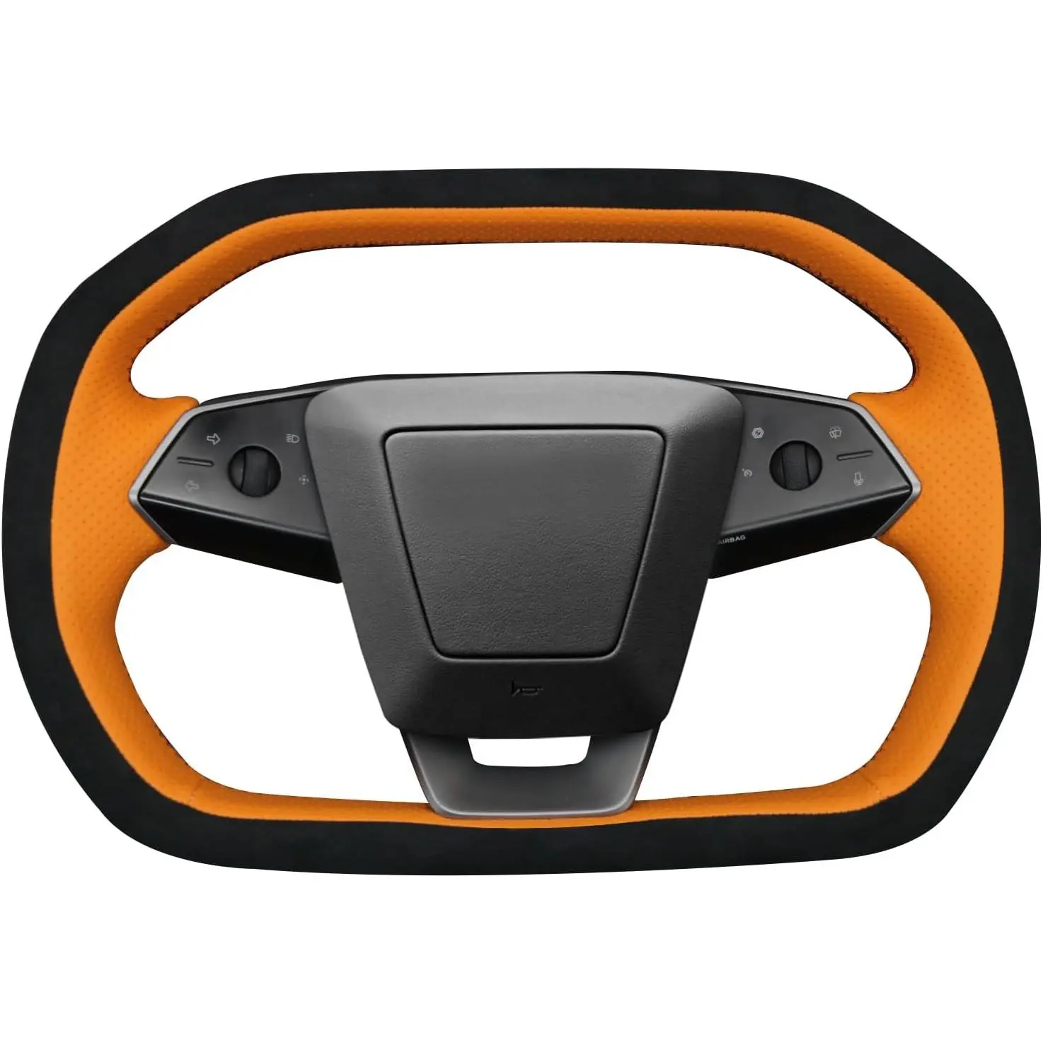 28：3D Style(Black Athsuede&Orange Leather)