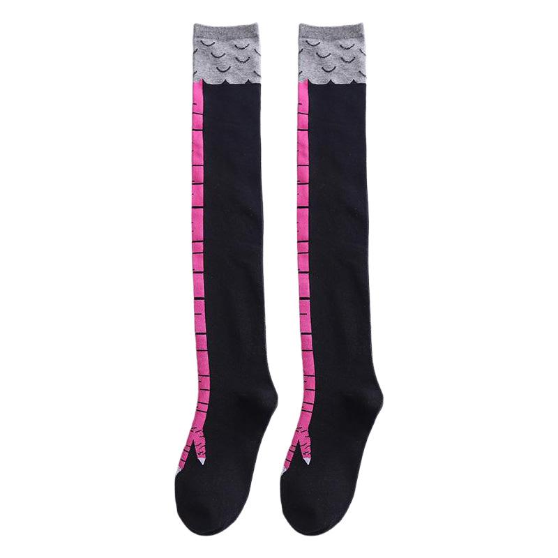 Men Women Funny 3D Chicken Socks Print Cartoon Cosplay High flexibility Thigh High Sock Cotton Fashion Thin Toe Feet 2025