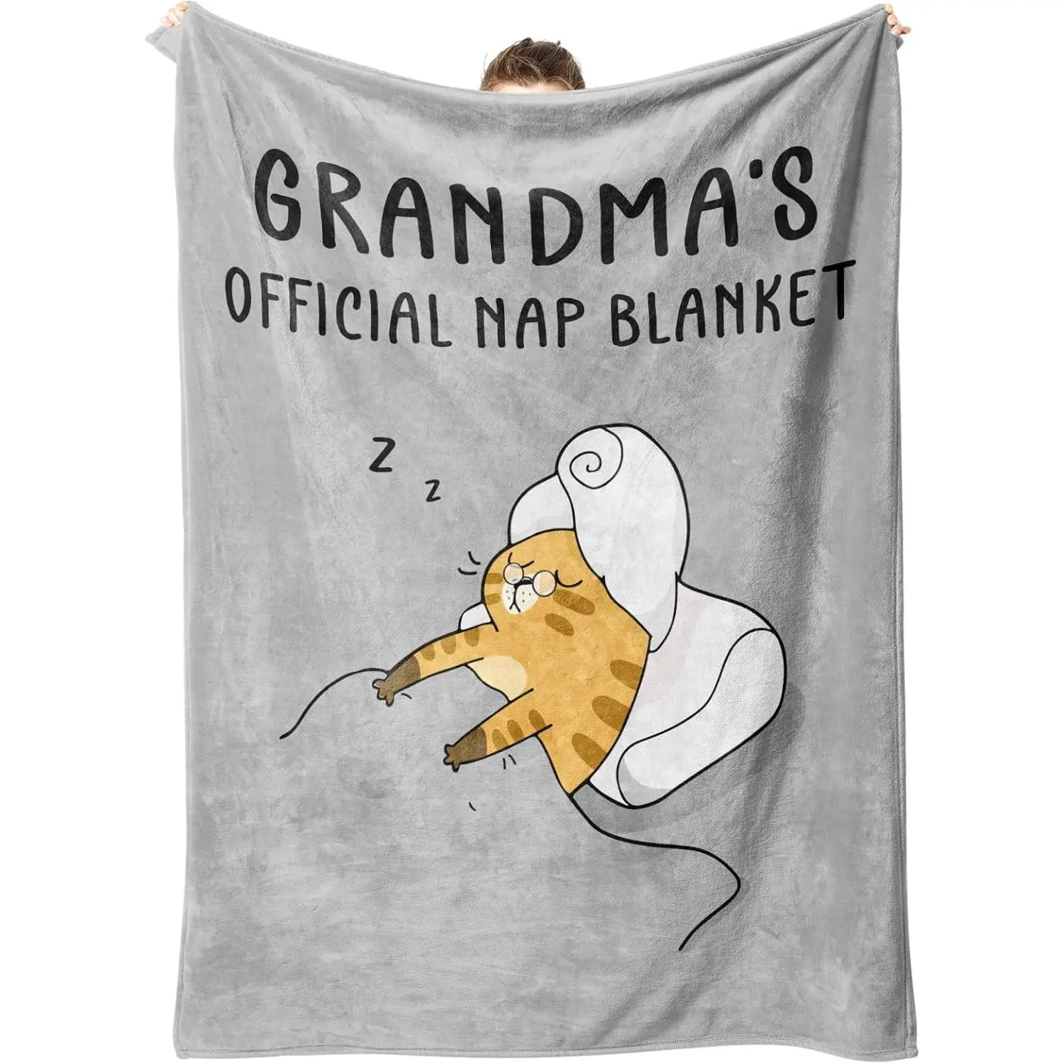 Grandma Gifts from Grandkids, Gifts for Grandma Blanket, Grandmother Birthday Gift, Nana Presents for Christmas Mother's Day, Blanket for Nanny, Nan