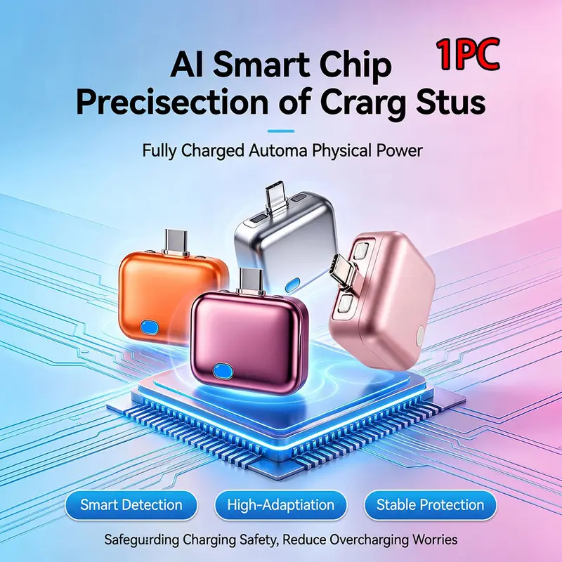 140W AI Auto-Disconnect Fast Charger & Physical Separator! Features full charge auto-disconnect, power outage detection & dual current. Safely supports multiple devices without battery damage. Smart portable AI tech for ultimate safety!