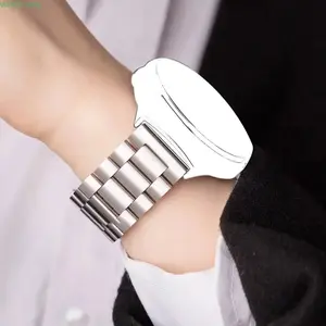 20261pcs Solid Durable Stainless Steel Band For Samsung Galaxy Watch 7/6/5/4/3 Active/Active 2 Classic,Strap For Huami Amazfit GTR GTS 4/3/2/2e,Band For Huawei Watch Gt 5 4 3 2,Fit for Xiaomi Watch S4 S3 S2, Watch Straps, Smart Watch Accessories