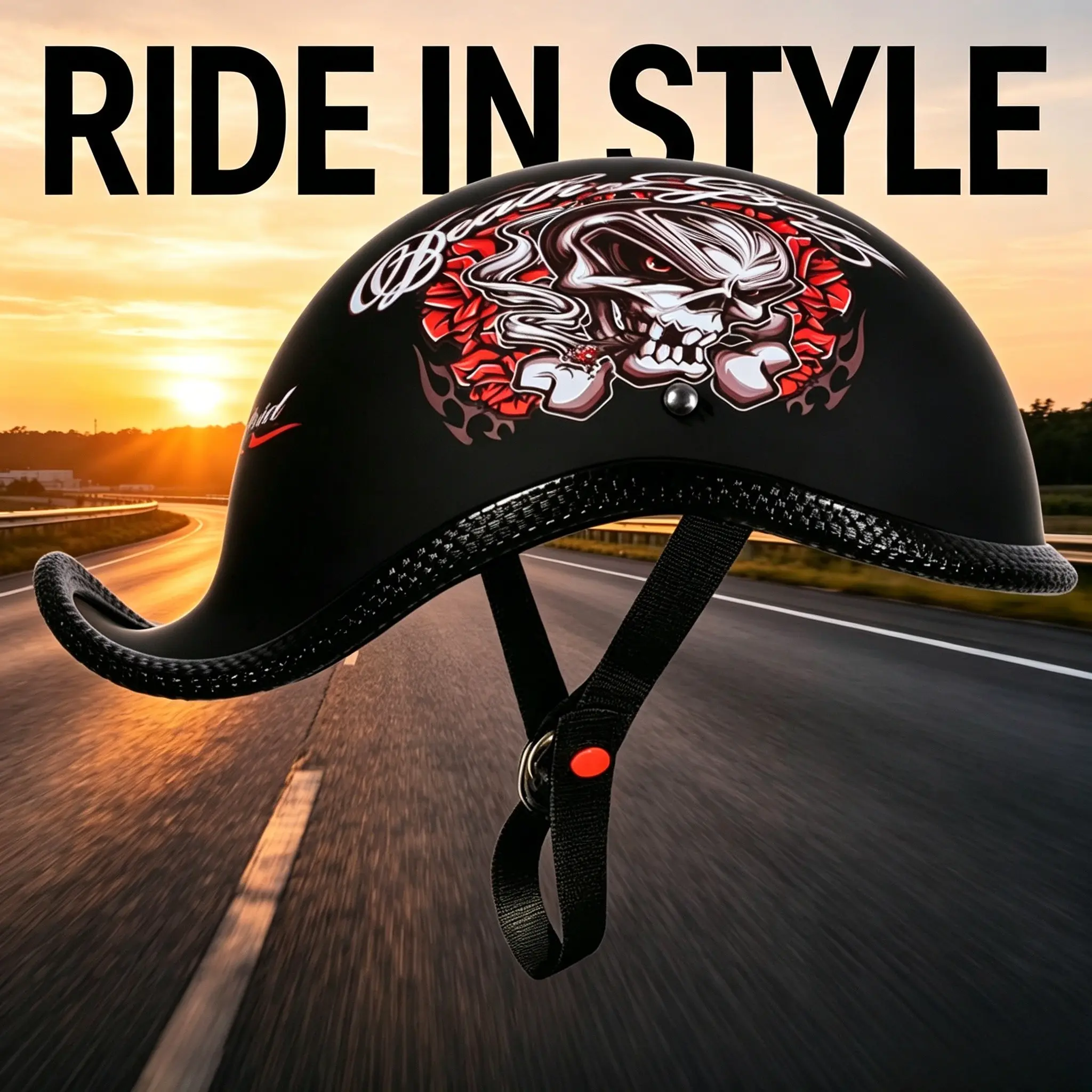 Vintage Half Helmet for Men and Women, Motorcycle Safety Cap, Breathable Electric Bike Helmet, Spring Summer Design, Half Motorcycle Helmets, Riding Helmet