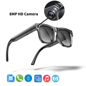 New AI  Smart Glasses with 8MP HD Camera, 4GB Memory, EIS Video Recording,, Real-Time Translation, Wireless Calling, Music Playback, Voice Assistant, Sports Eyewear