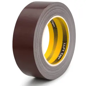 Premium Grade Duct Tape 1.6 Inches x 108 Feet Heavy Duty Easy Tear Strong Adhesive for Moving Packing Color Coding Art Craft DIY Projects Repair Dark Brown (DT413)