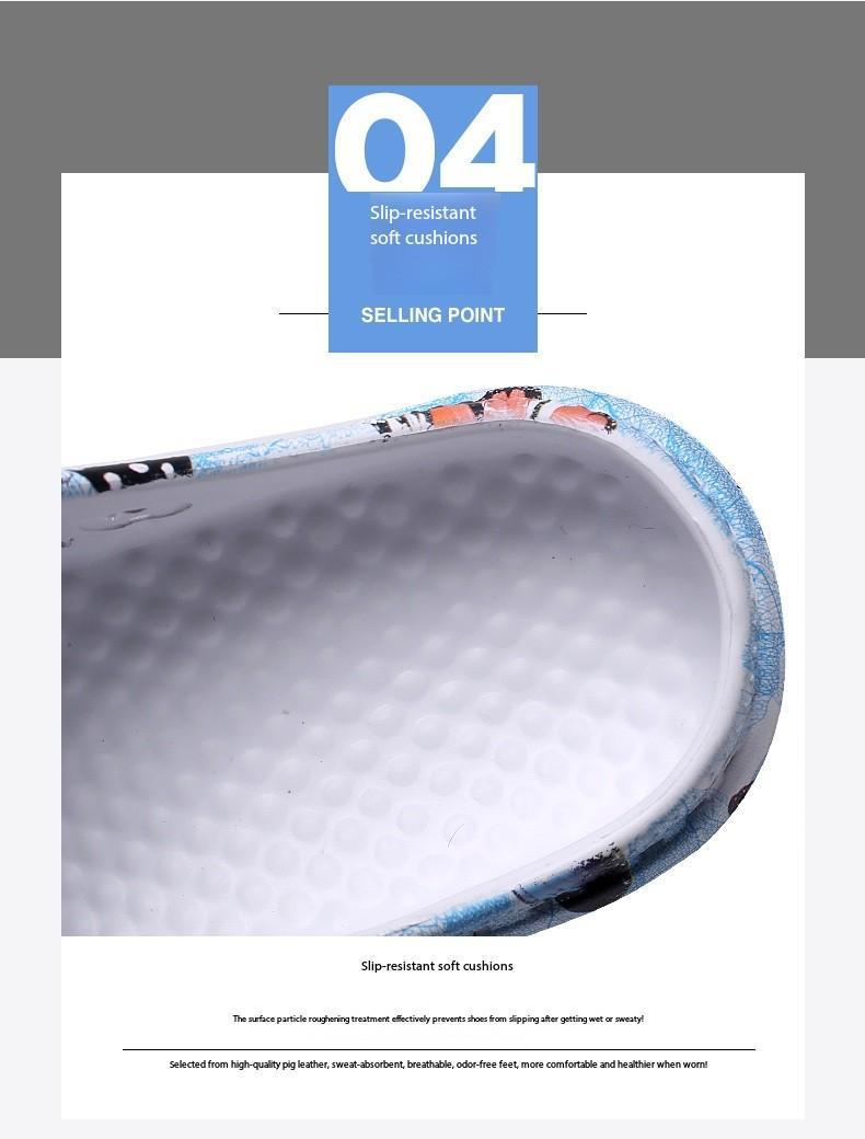 Butterfly Print Mesh Clogs for Women, Breathable Slip On Mules, Lightweight Non Slip Casual Summer Sandals, Cute Comfortable Nursing Shoes for Indoor Outdoor Beach, Trendy Aesthetic Footwear