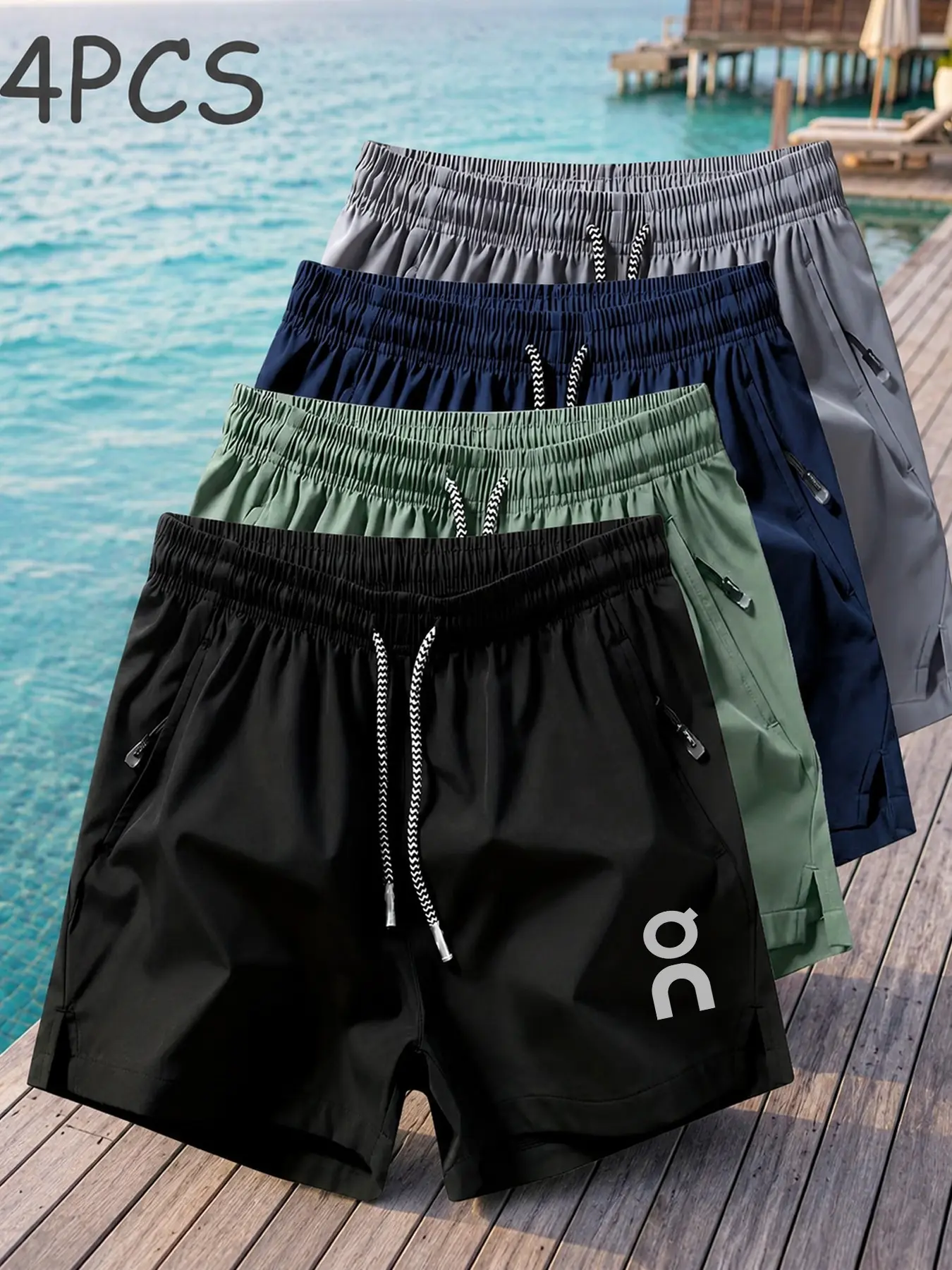 Unisex Outdoor Casual Shorts Set, Shorts Sportswear, Breathable Lightweight Fabric, Loose Fit, Ideal for Running, Fitness, Travel, Home Relaxation