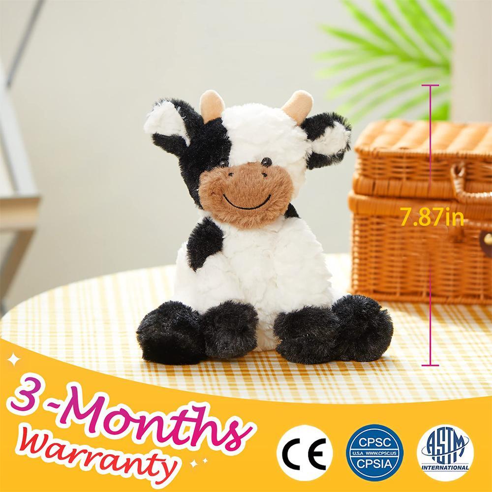 Cute Cow Design Plush Toy, Soft Stuffed Animal, Plush Animal Decoration, Stuffed Animal Toy for Kids Birthday Gift