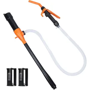 2026 Portable Battery Powered Gas Transfer Pump, Battery Operated Liquid Water/Fuel Transfer Pump with Adjustable Flow Control, 2.2 Gallons per Min, Electric Siphon Pumps for Diesel Fuel Gas Can