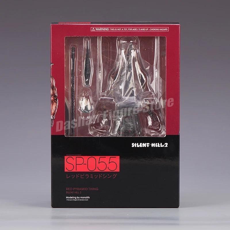 Figma Sp-055 Silent Hill Pyramid Head Action Figure 17cm Red Pyramid Thing Revelation 3D Figure PVC Bubble Head Nurse Model Toys