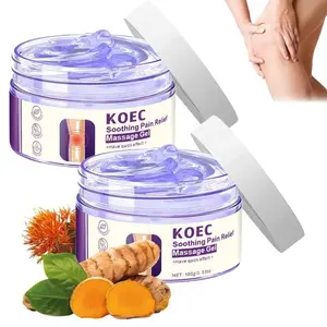 【Deals For You Days】Joint Pain Gel Purple Gel, Soothing Massage Cream - Rapid Relief Muscle Gel for Knees Lumbar, Neck, Hands, and Feet