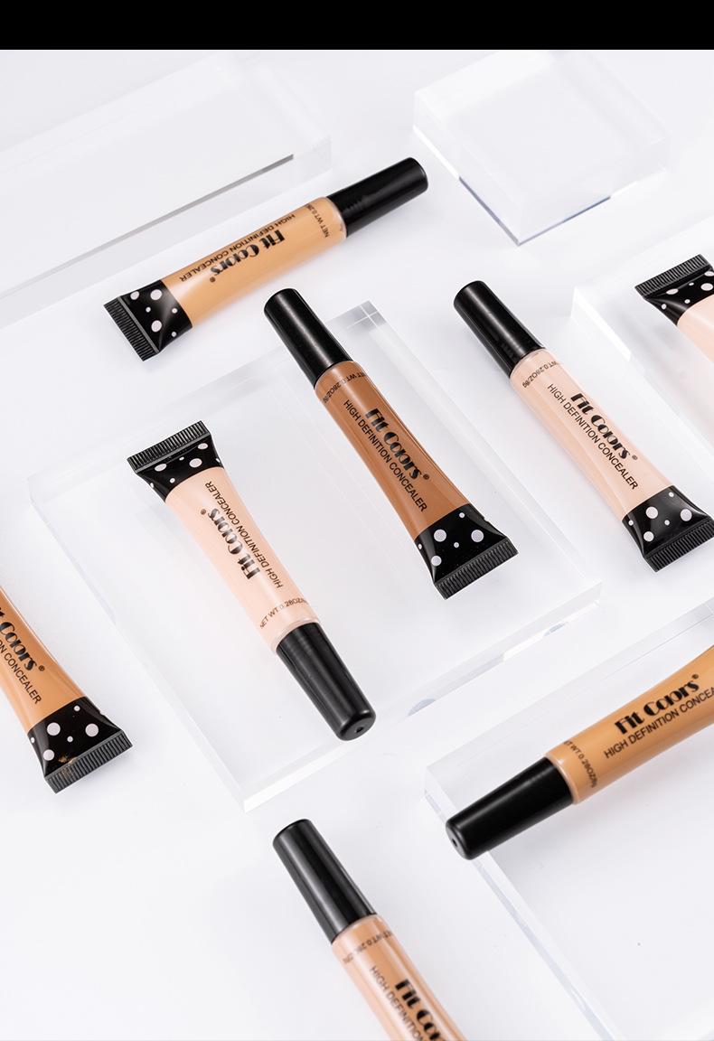 1pcs|Fit Colors Viral TikTok 8-Shade Full-Skin Tube Concealer | Conceal & Contour Nourishing | Hide Dark Circles/Acne | Daily Makeup Concealer Foundation