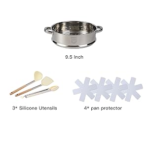 16PCS Pots and Pans Set Non Stick Cookware Set Nonstick with Cooking Set: Home & Kitchen