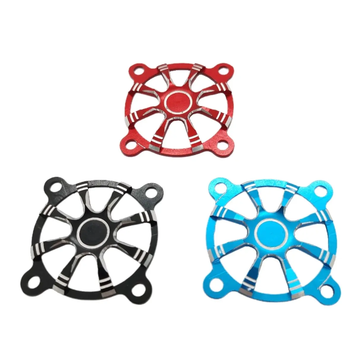 Model Car Radiator Fan Protector Cover, 30x30mm, 1:10 RC Model Car Motor Radiator Fan Top Cover, Aluminum Alloy Fan Protector, Universal R44