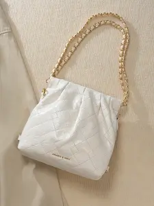New style pleated hobo bag, large-capacity chain bag, trash bag, single-shoulder crossbody bag, high-appearance backpack