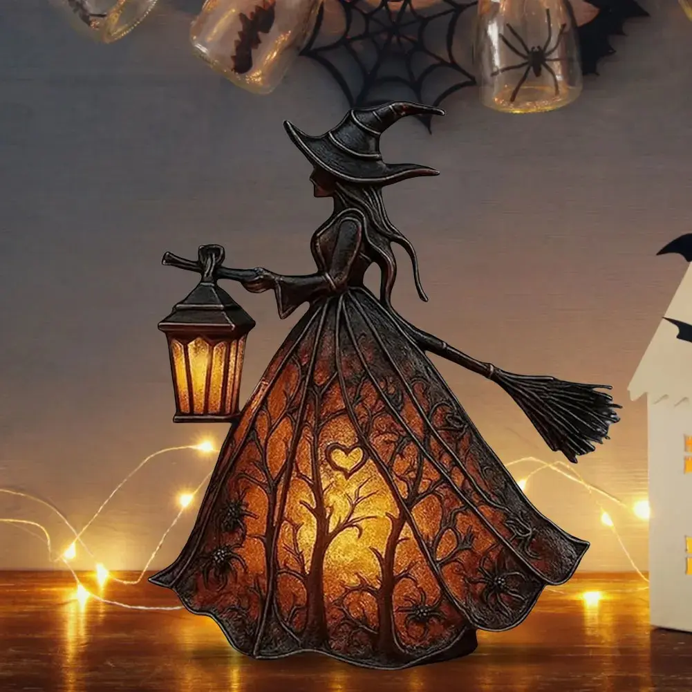 Limited Edition Halloween Rotating Ghost Car Lantern, LED Light Decoration, Perfect for Home and Outdoor Horror Party Supplies, Glowing Led Lights