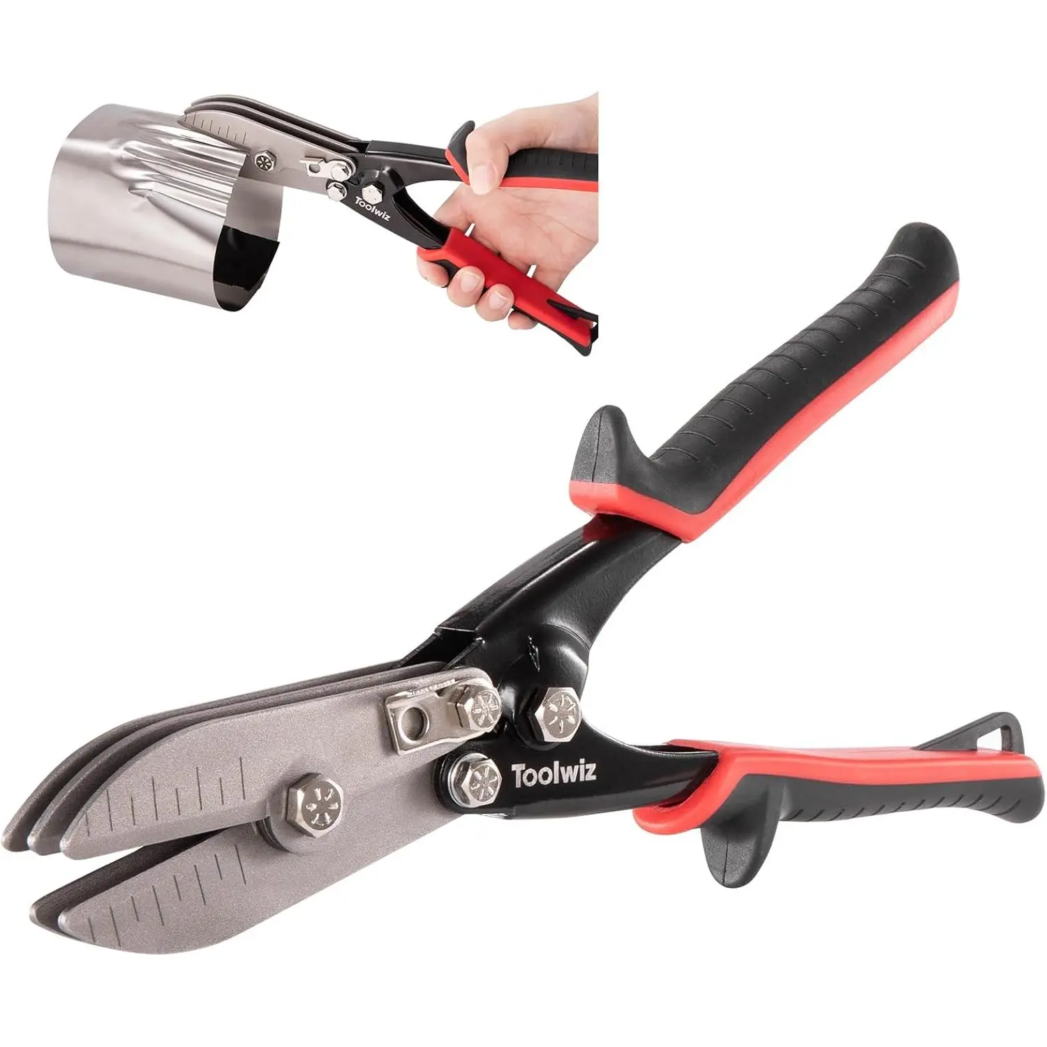 5  Sheet Metal Tools, Duct Crimping Tool for 24-26 Gauge Downspout, Stove Pipe, Stainless Steel, Ventilation Duct Systems, 10-1/2" HVAC Sheet Metal  Efficient Pipe