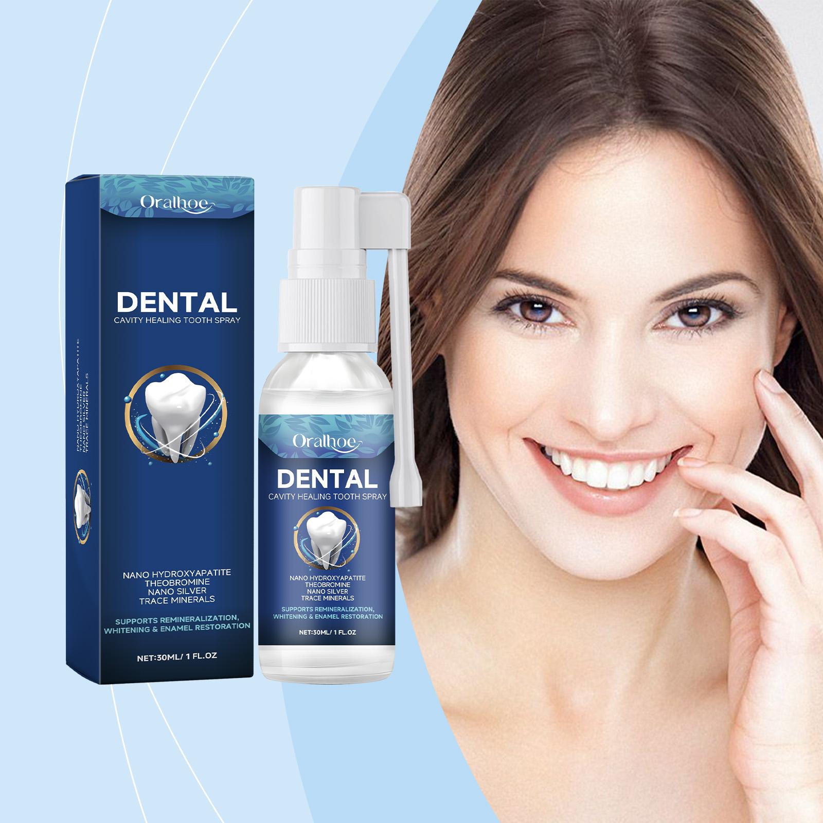 Daily Dental Hygiene Tooth Care Spray 2, Enamel Repair, Teeth Whitening & Long-Lasting Fresh Breath, Gentle Oral Care