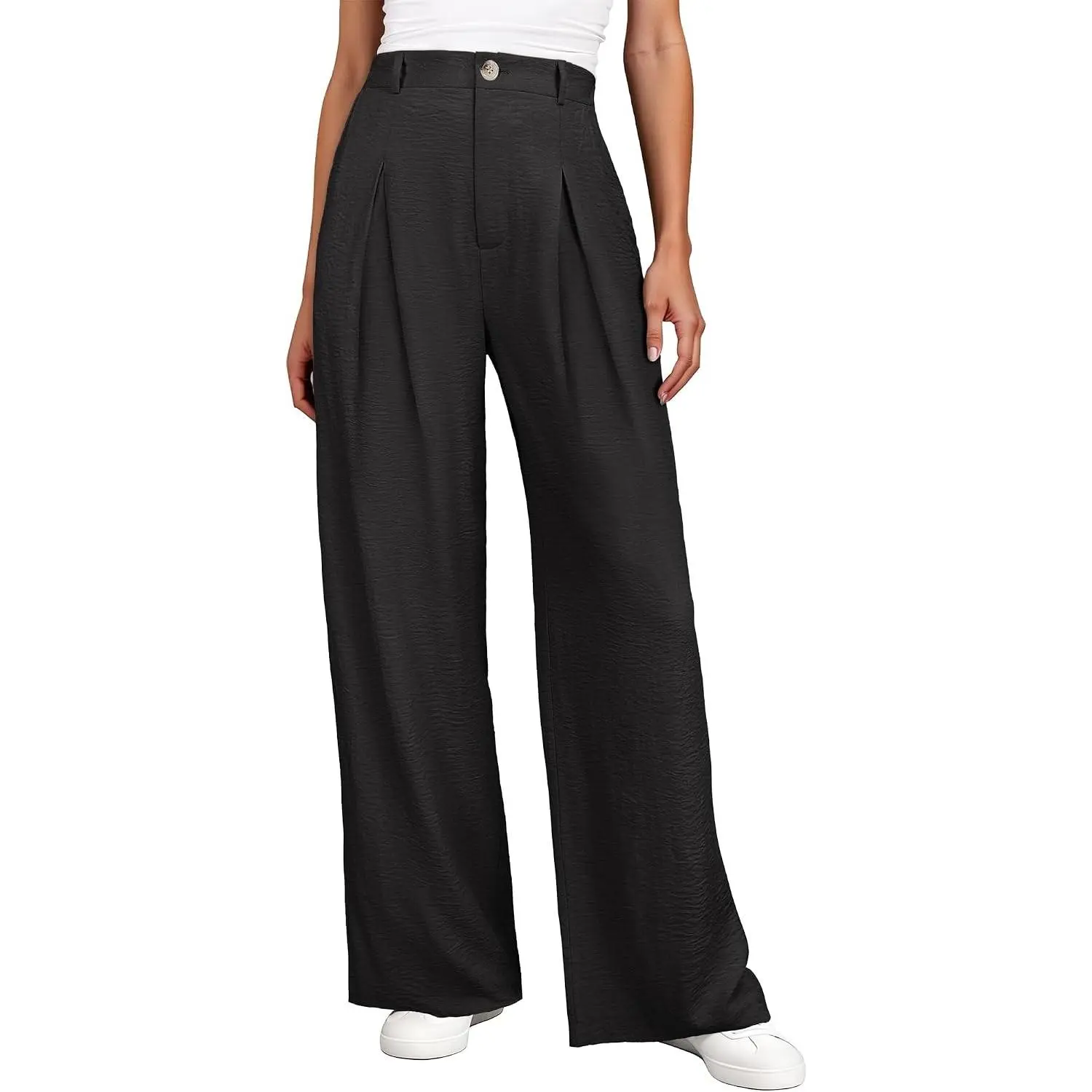 Women Wide Leg Dress Pants 2026 Summer High Waisted Business Casual Work Trousers Dressy Office Palazzo Pants Slacks