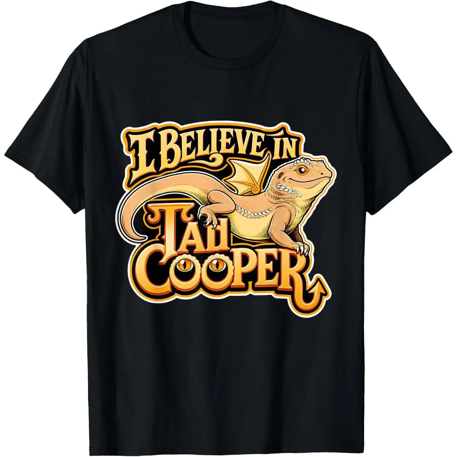 Men's I Believe in Tad Cooper Short-Sleeve Casual T-Shirt, Breathable 1-Piece Top, Shortsleeve, Cotton, Fabric, Fit, Round Neck, Tops, Style