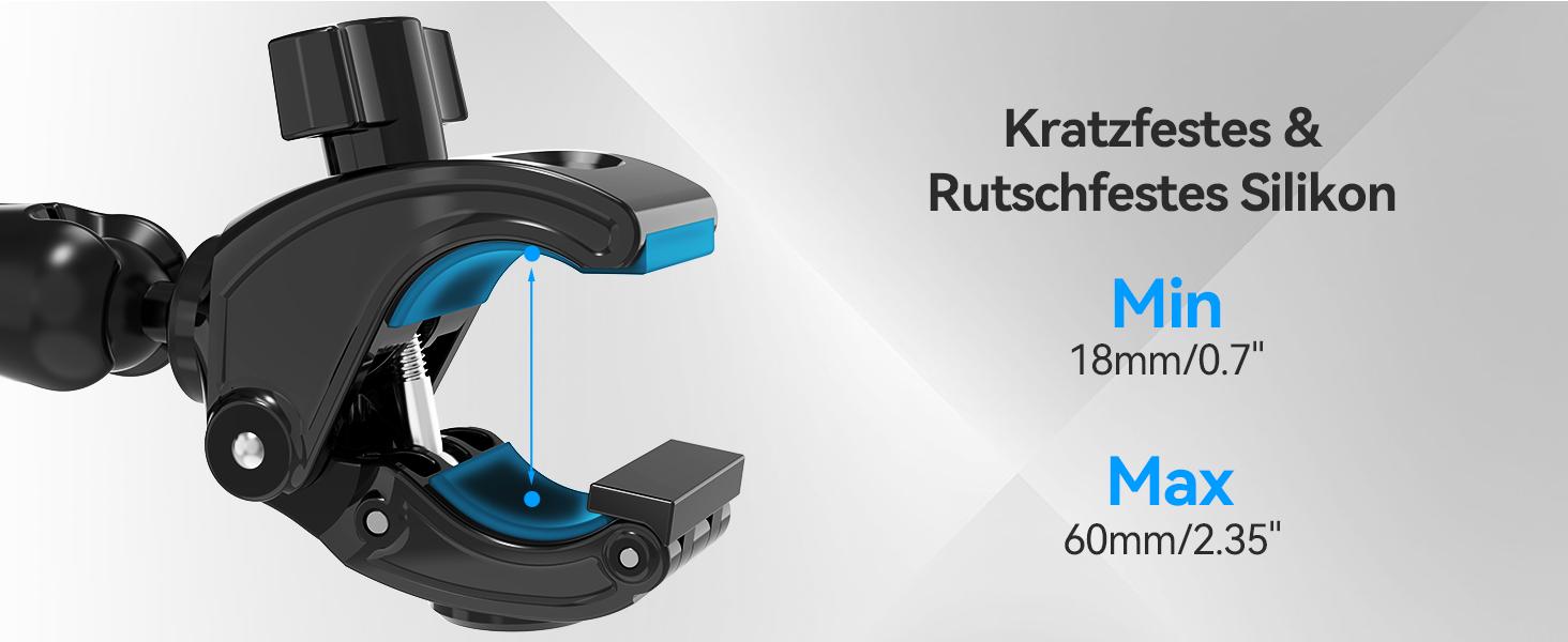 OHLPRO Magnetic Tablet Holder Treadmill & Exercise Bike, 360 °     Rotatable Microphone Stand Holder Mobile Phone Holder for Stationary Bicycle Spin Bike Pushchair Handlebar, Tablet Holder for Smartphones