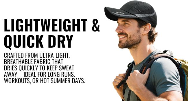 BIGWIG Outdoor adjustable sports sun hat, lightweight, waterproof and breathable sports cap, UPF50+ sun protection, ultra-thin quick-drying sun protection baseball cap, lightweight running cap, camping and hiking quick-drying hat, unisex BIGWIG Outdoor adjustable sports sun hat, lightweight, waterproof and breathable sports cap, UPF50+ sun protection, ultra-thin quick-drying sun protection baseball cap, lightweight running cap, camping and hiking quick-drying hat, unisex
