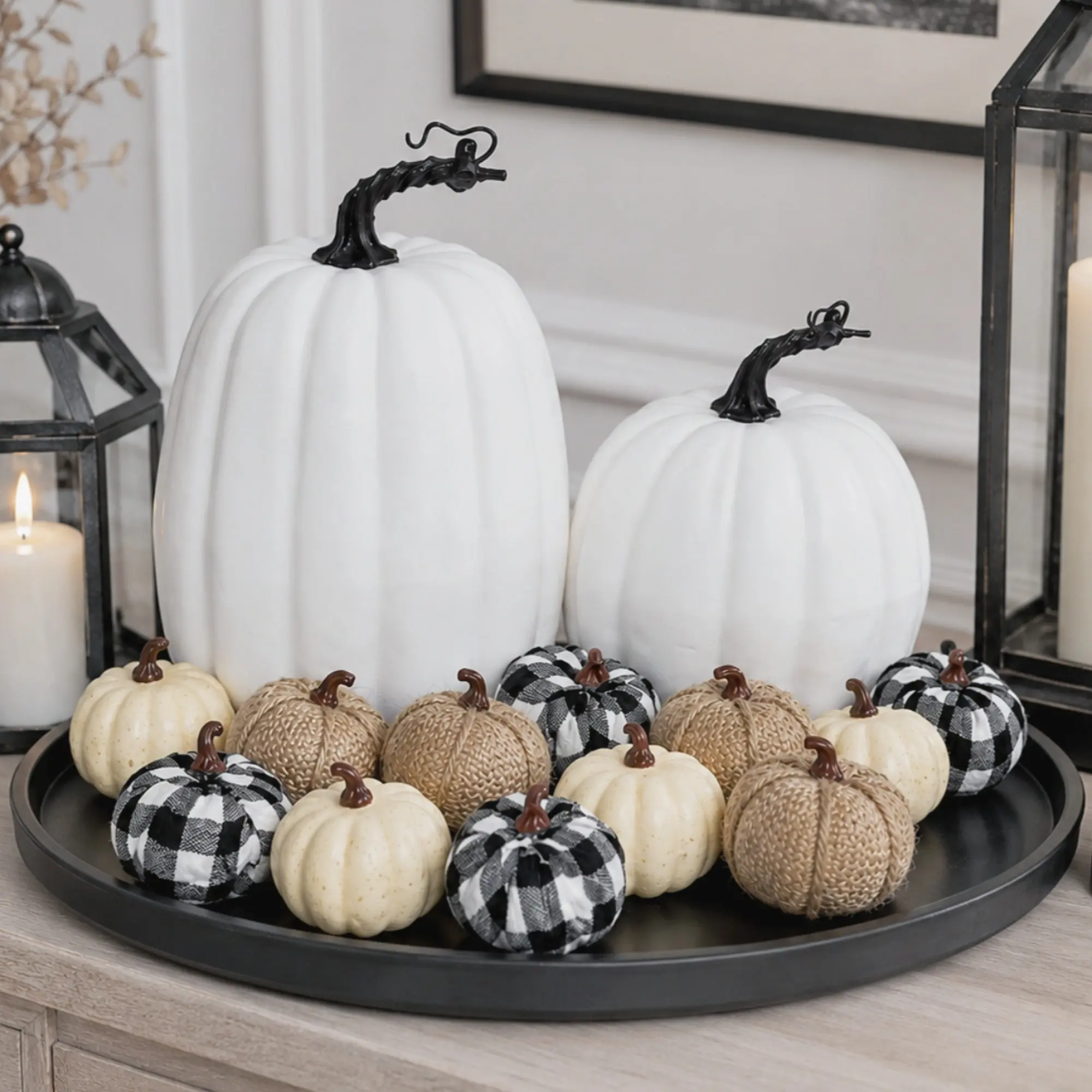 14 PCS Artificial Pumpkins Home Decoration Set, Artificial Vegetables Harvest Decor, Fall Harvest Home Decoration, Halloween, Christmas, Autumn Theme, Seasonal Centerpiece, Porch, Dining Room, Living Room, Bedroom & Garden Decor