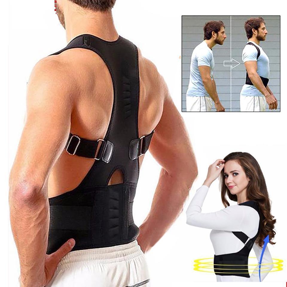 Magnetic Back Brace for Men Women Shoulder Upper Back Girdle Back Belt Strap Posture Belt Under Shirts Black Band Healthcare SpringStatements Magnetic Back Brace for Men Women Shoulder Upper Back Girdle Back Belt Strap Posture Belt Under Shirts Black Band Healthcare SpringStatements