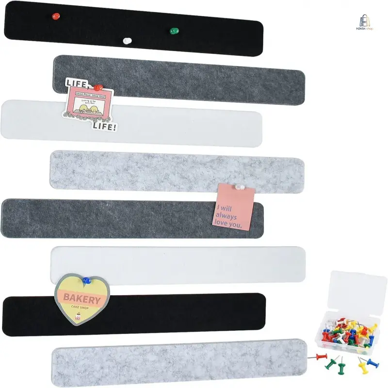 Self-adhesive Felt Message Board, Practical Office Memo Bulletin Panel, Decorative Note Display Board, Easy Install Reminder Board, Suitable for Workplace Home Study Daily Organizing Gifts
