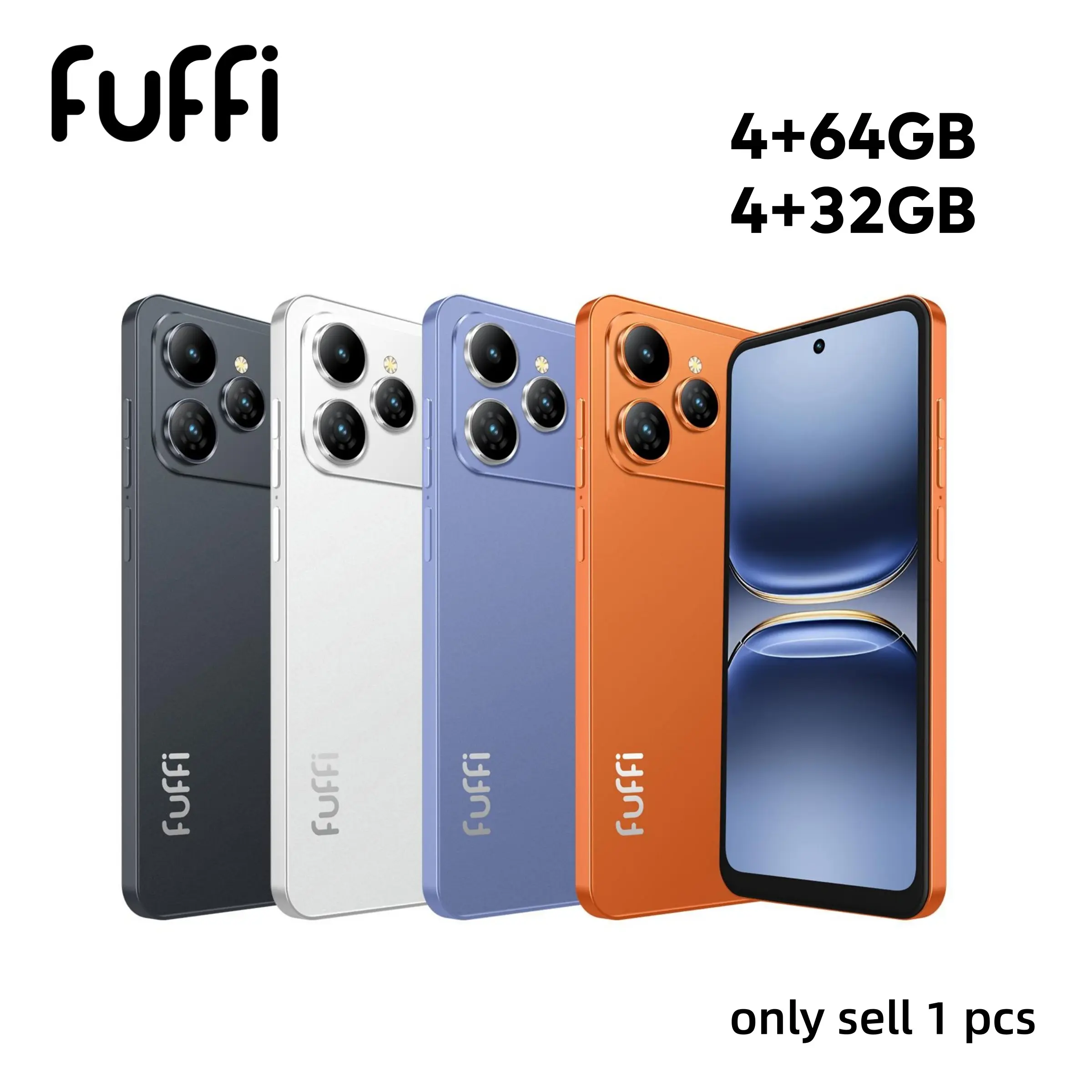FUFFi-M17 Pro Smartphone, 4+64GB/32GB ROM,6.56 Inch Screen, Unlocked 4g Network, Android 12.0,  3100mah Battery, Dual Sim, Fashionable Phone