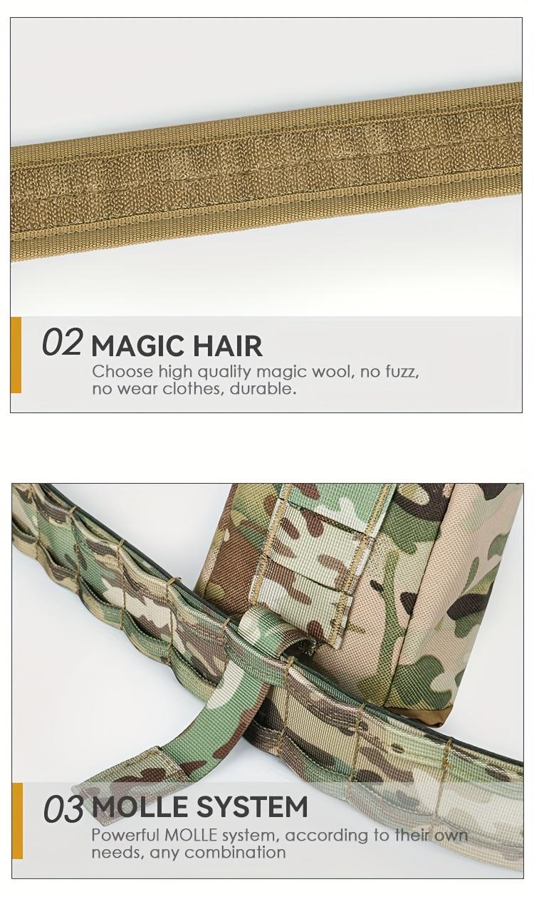 Heavy-Duty Quick Release Work Belt | Rugged Nylon Utility Belt for OutdoorsMen's  Durable Webbing Belt for Hiking & Work