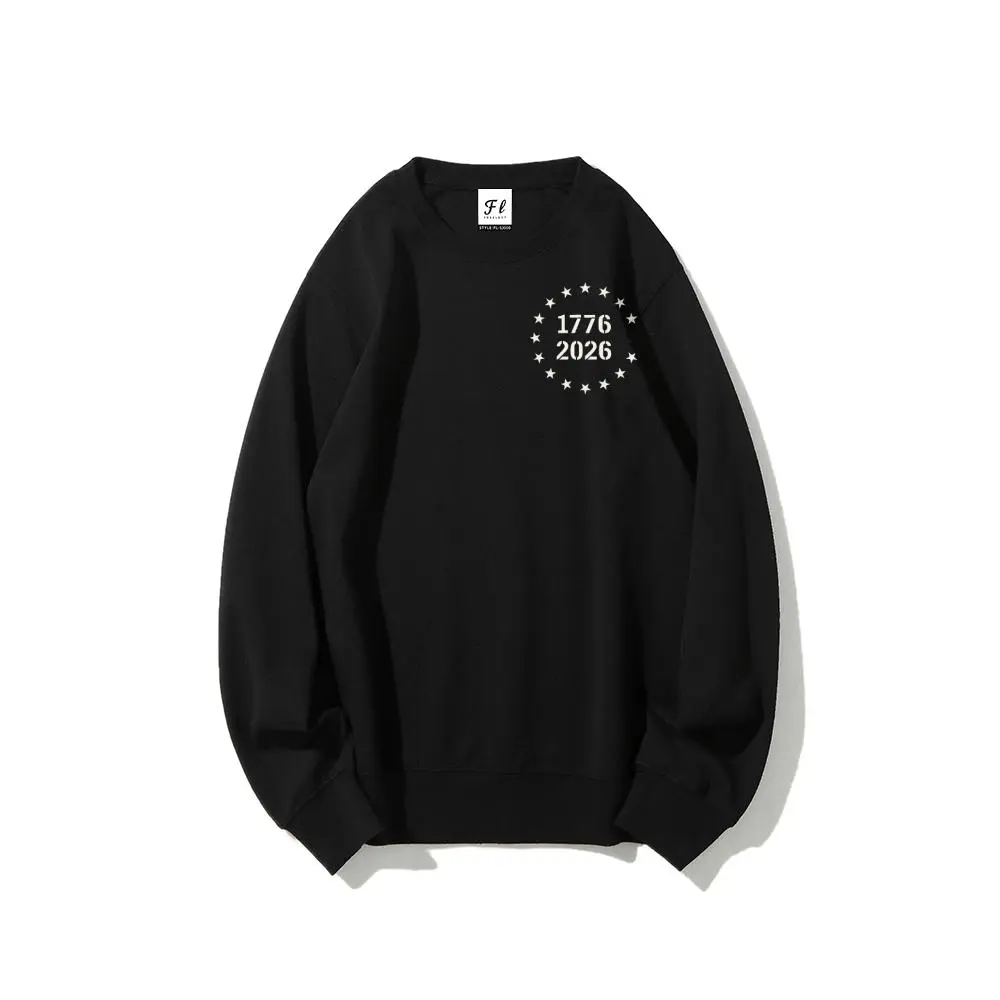 Women's Cute Casual Hoodie - America 250th Anniversary 1776-2026 Patriotic American Flag Tops for Memorial Day