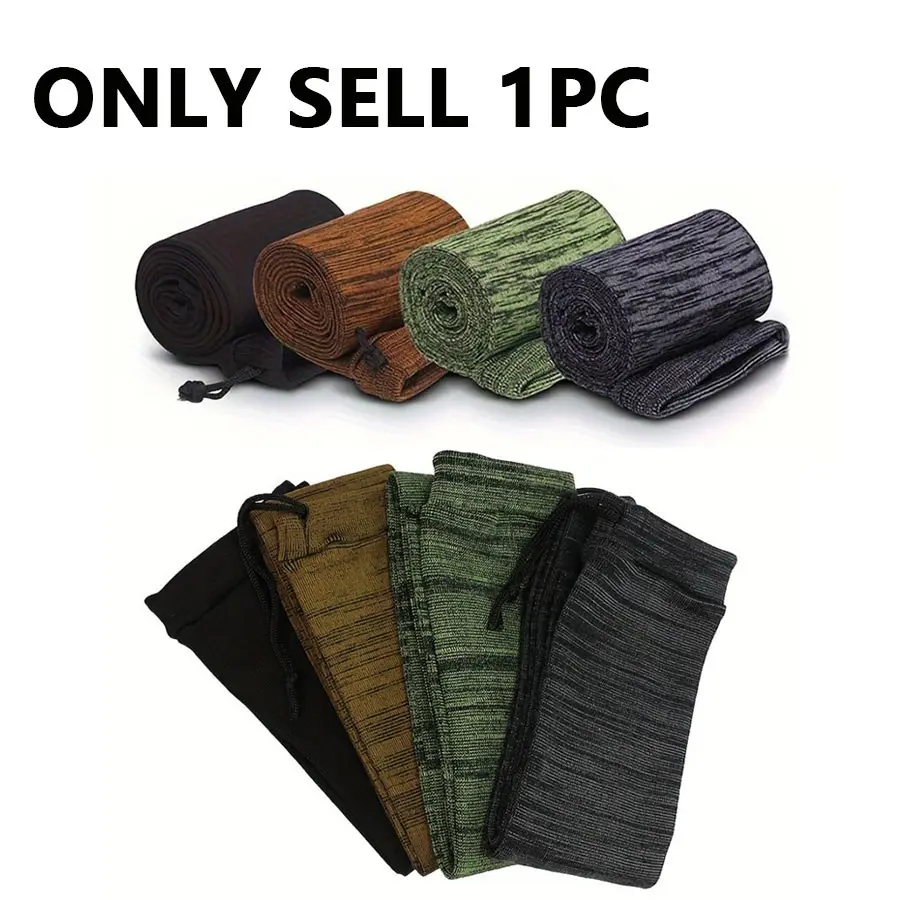 1pc Gun Sock Outdoor Hunting Rifle Bag Knitted Gun Socks, Gun Protection Cover Dustproof, Protective Gear, Outdoor Hunting Accessories Activities