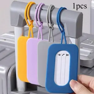 Silicone Luggage Tag, Identifier And Name Tag For Travel Suitcases And Bags