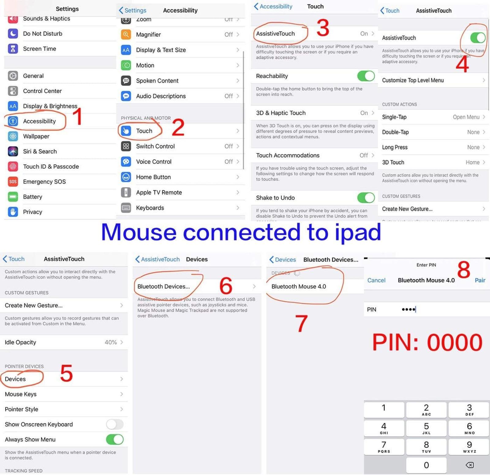 F-MUW07  Bluetooth Wireless Mouse for Laptop mac MacBook ipad MacBook air MacBook pro pc Desktop Computer Windows Chromebook Notebook (Silver)