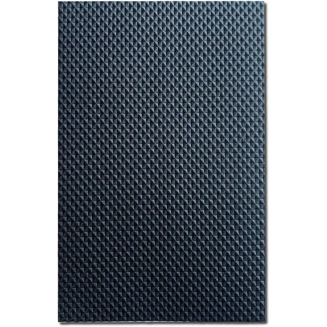 4-Pack Large EVA  Furniture Pads (3.93"x6.29"), Cut to Size Non Slip Grippers for Hardwood Floors, Heavy Duty Self-Adhesive Anti Skid Slide Stopper Mat for Sofa, Recliner, Bed