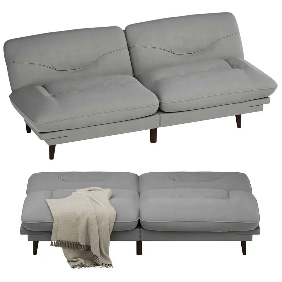 FUTTON Sofa With Adjustable Sides And Backrest, Double Seat Sofa Living Room, Bedroom And Apartment