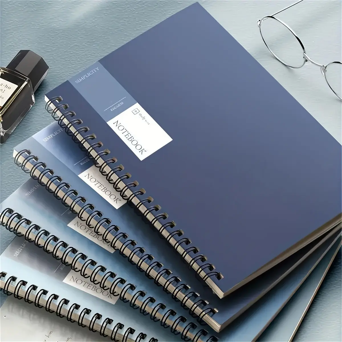 Reusable Spiral Refillable Notebook in A5 Sizes, Reorganizable Loose-Leaf Journal for School and Office, College Office Supplies