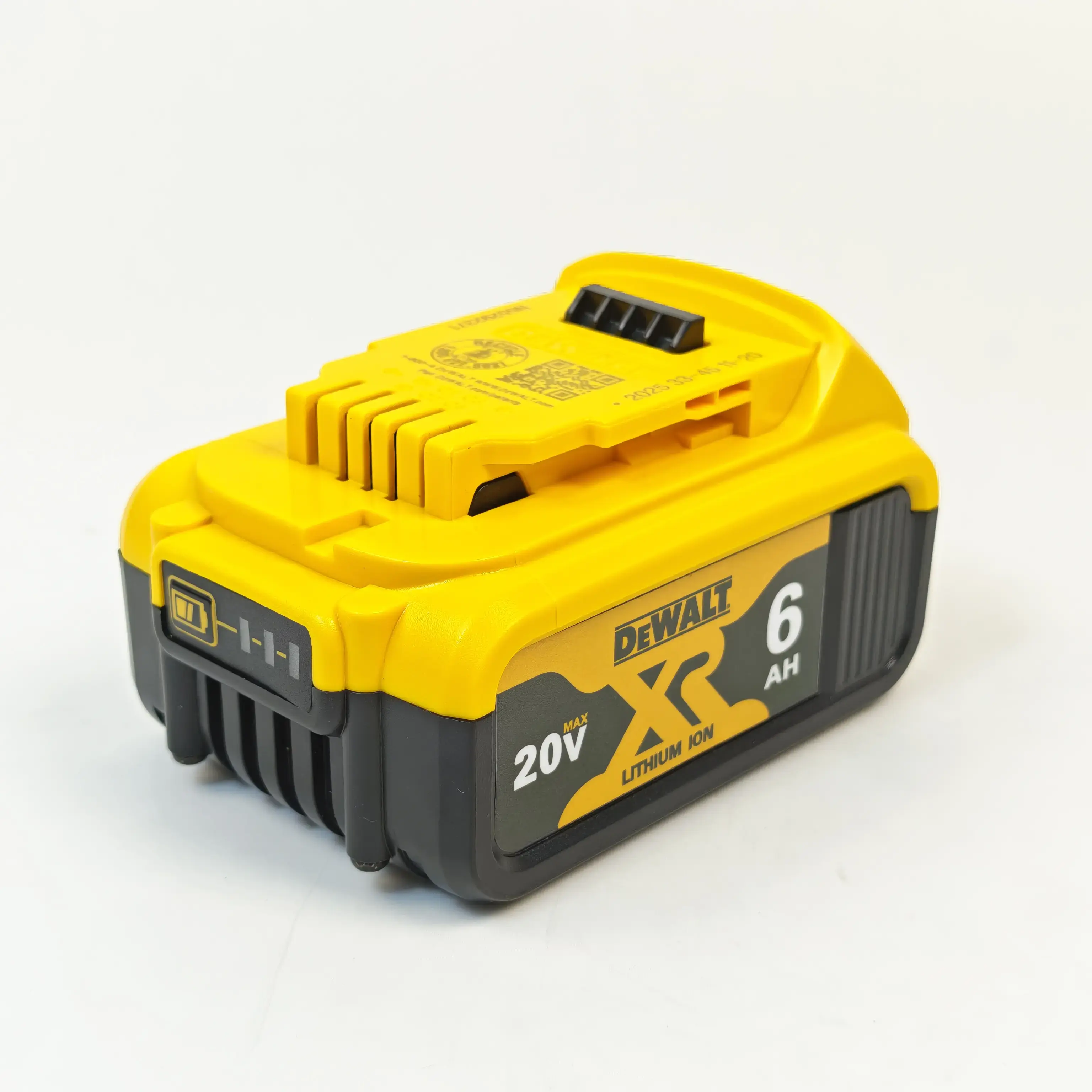 DEWALT 20V 6Ah Lithium XR Cordless Tool Battery, Rechargeable Power Tool Battery, Fast-Charging, Safe & Reliable Performance, Cordless Tool Batteries