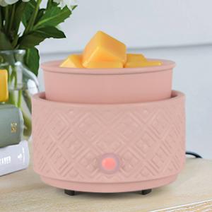 Wax Melt Warmer for Scented Wax,3-in-1Ceramic Wax Warmer Fragrances Candle Oils, Home Fragrance Burner,Electric Candle Warmer for Mom Women(White)