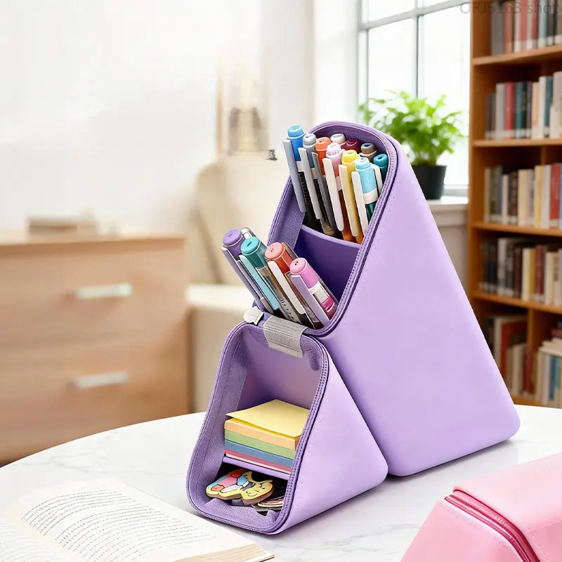 Dual-Purpose Rhombus Zipper Silicone Bag - Pen & Stationery Organizer for Students, Portable Cosmetic Pouch for Women’s Desktop Makeup Supplies,bangle,bracelet,set,bohemian,jewelry,,love,heart,shape chain necklace,exquisite,trendy,dangle ea,f,summer,gift,