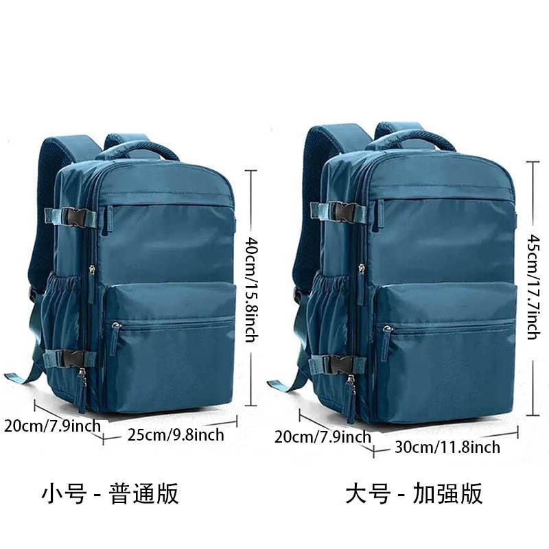 Three-piece vacuum travel bag set, equipped with detachable vacuum bag, electric air pump, large-capacity backpack, detachable design, multi-layer pockets, casual style, Space Saving Bag, Travel Organizer Bag