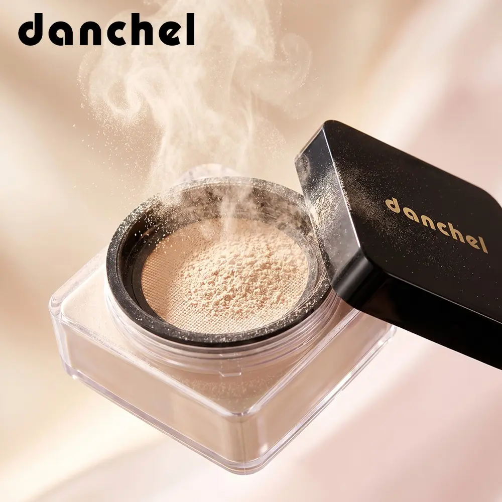 danchel Loose Baking & Setting Powder, Soft-Focus Blurs Imperfections, Minimizes Pores & Fine Lines, Evens Skin Tone, Oil Controlling, Sweatproof, All-Day Longwear, Weightless Silky Smooth Texture, Available in Multiple Shades