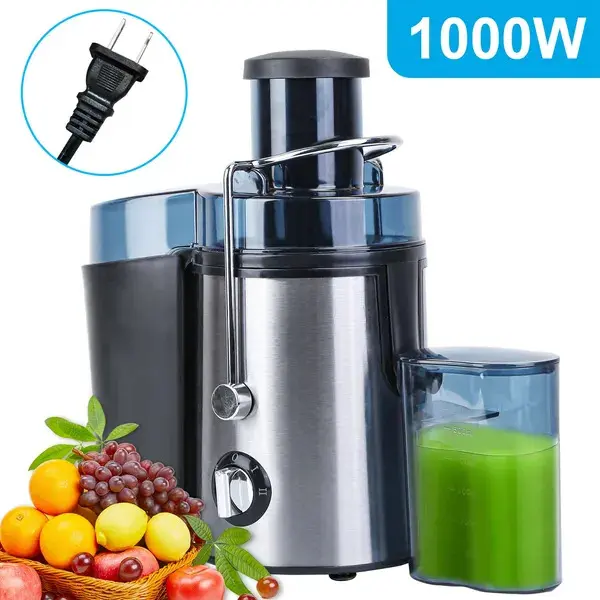 1000W Centrifugal Juicer Juice Extractor With 2 Speeds 3.6in Wide Feed Chute 17Oz Juicer Cup 54Oz Pulp Collector Electric Juicer For Fruits Vegetables gift nutritious recipe
