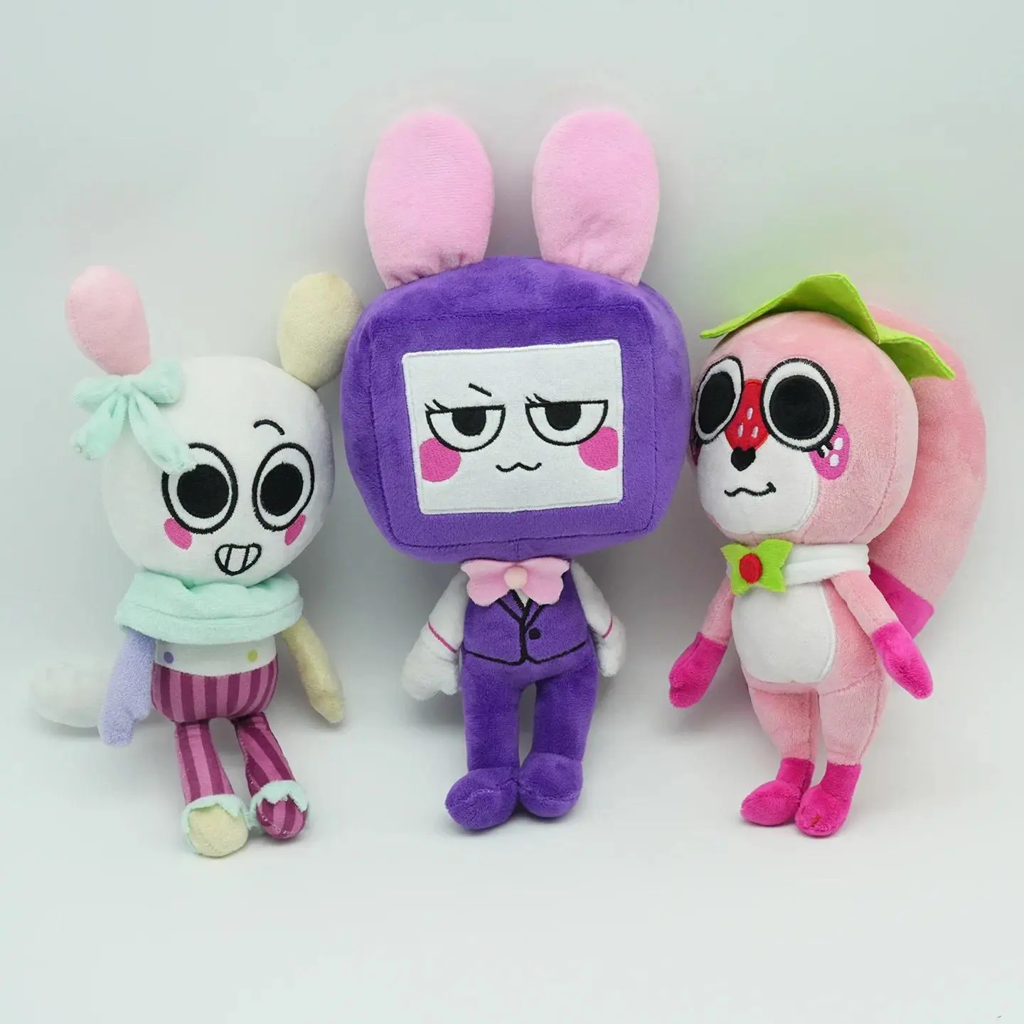 Cute Cartoon Game Style Plush Toy Soft Stuffed Doll Kawaii Character Doll Room Decor Backpack Pendant Birthday Gift for Kids Fan