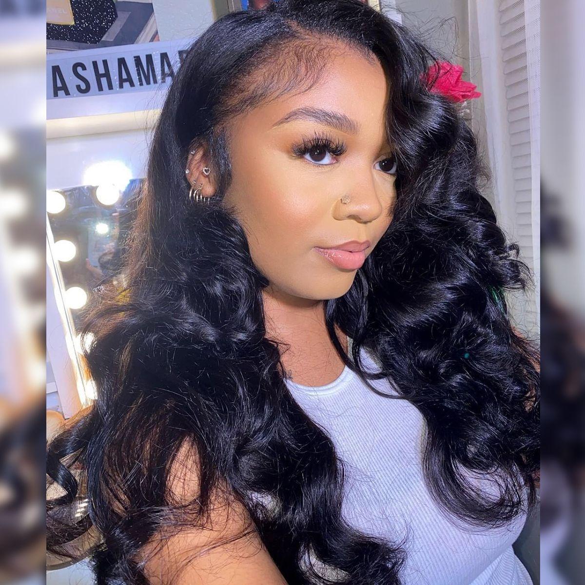 Bling Hair 180 Density Body Wave 13x4 13x6 Hd Transparent Lace Front Wigs Human Hair 32 34 Inch 4x4 Lace Closure Wig For Black Women