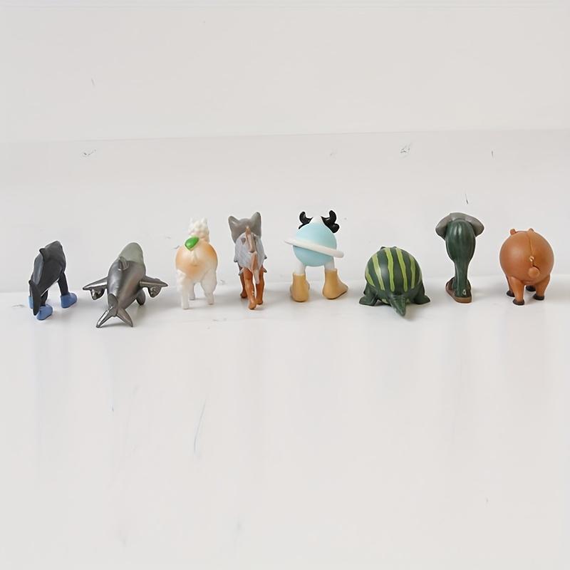 24-Piece Cute Cartoon Rhythm Box Figurine Set, Unique Multi-Color Character Designs for Car and Desk Decor, PVC Anime Statues Collectible Figurines for Holiday Gifts and Collectibles