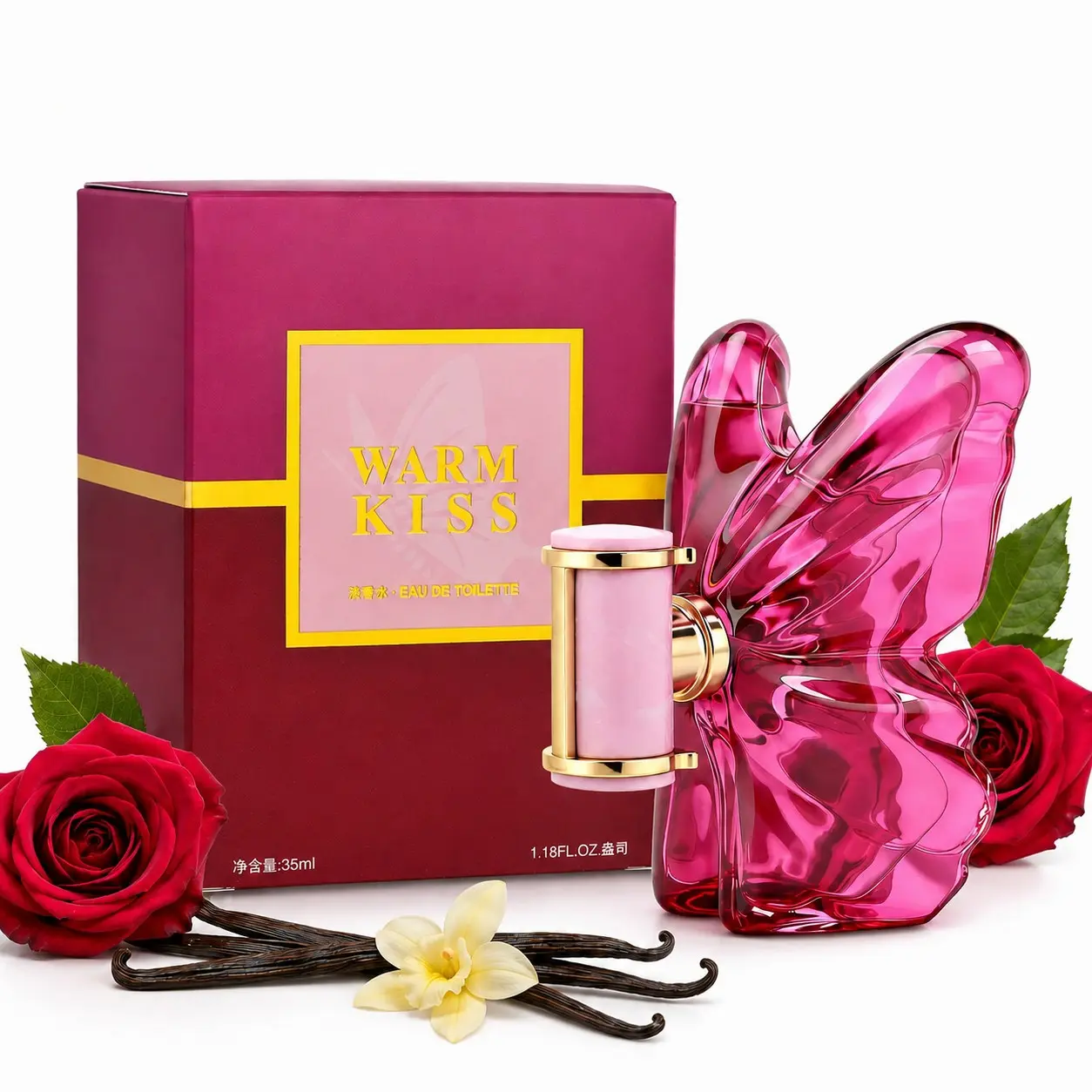 Women's 35ML Romantic Butterfly Eau De Toilette, Long-Lasting Floral Fragrance, Elegant Perfume for Daily Use, Daily Wear Fragrance, Perfect Gift for Women