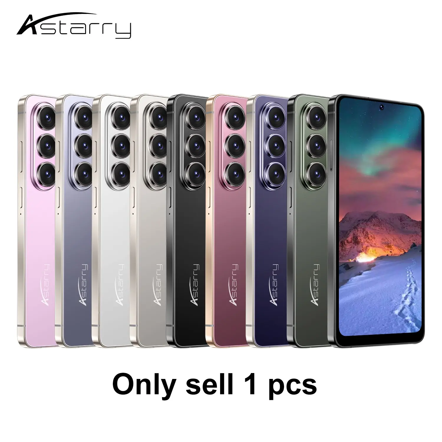 Astarry- S26 Ultra Large Screen Smartphone, Touchscreen Cellphone, 6.75-Inch Display, 3gb+32GB Storage, 5+13mp Camera, 4100mah Battery, 4g Network, Dual Sim Smartphones, Face Unlock, Cellphone