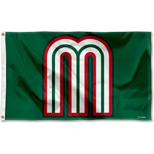 Mexico Baseball Logo 3x5 Large Grommet Banner Flag
