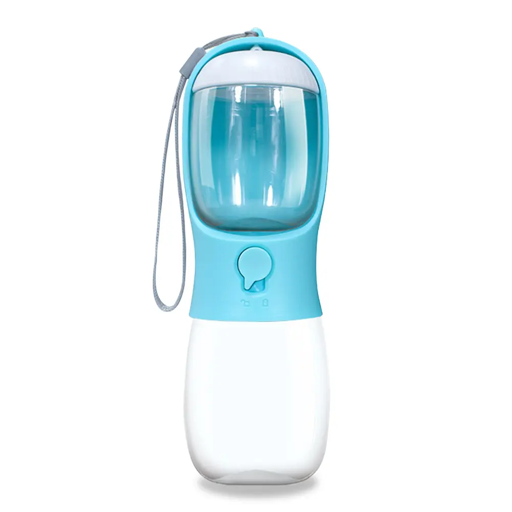 2-in-1 Portable Dog Water Bottle & Food Container – Travel Dispenser with Built-in Filter